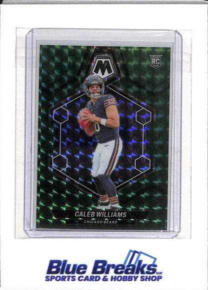 2024 Panini - Mosaic - Rookie Card - Green Geometric - Caleb Williams - #301 - Football - Bears - drop