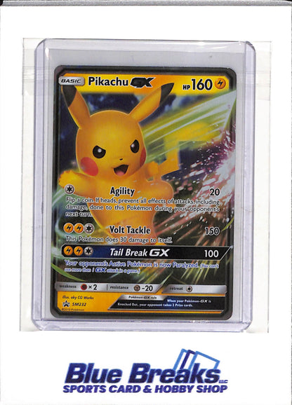 2019 Pokemon - Black Star Promo - Special Illustration Foil - Pikachu GX - #SM232 - drop