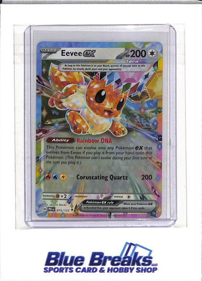 2025 Pokemon - Prismatic Evolutions - Special Illustration Eevee ex - #075/131 - drop