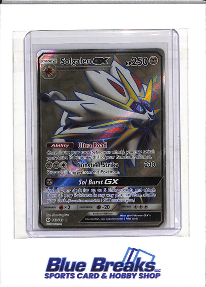 2017 Pokemon - Sun and Moon - Special Illustration Foil - Solgaleo GX - #143/149 - drop