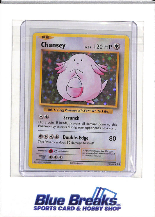 2016 Pokemon - Evolutions - Illustration Holo - Chansey - #70/108 - drop