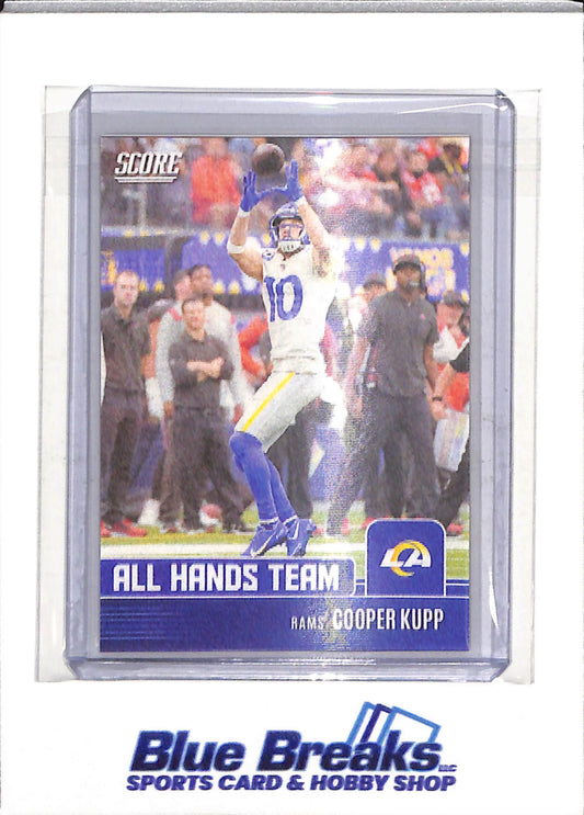 2022 Panini - Score - All Hands Team - Cooper Kupp - #AH9 - Football - Rams - drop