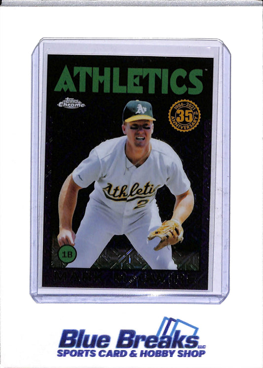 2021 Topps - Chrome - Purple Mojo - Mark McGwire - 61/75 - #86C-20 - Baseball - Athletics
