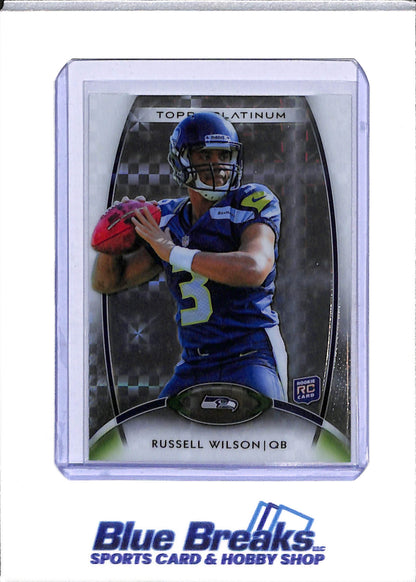 2012 Topps Platinum - Russell Wilson - RC - #138 - football - Seahawks