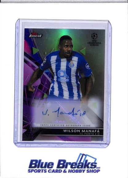 2021-22 Topps Finest UEFA Champions League Wilson Manafa auto #BA-MA FC Porto