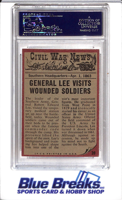 1962 Civil War News - General lee - #39 - PSA 6