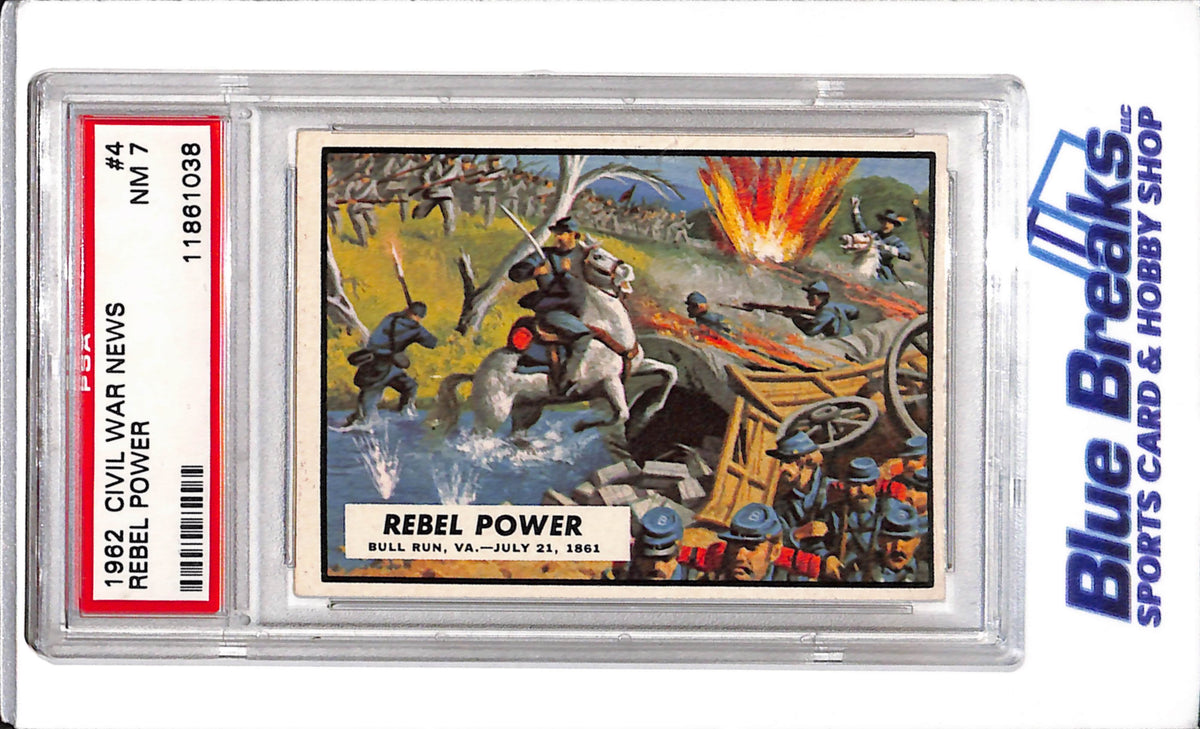 1962 Civil War News - Rebel Power - #4 - PSA 7