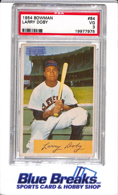 1954 Topps - Larry Doby - PSA3 - #84 - Baseball - Indians - Guardians