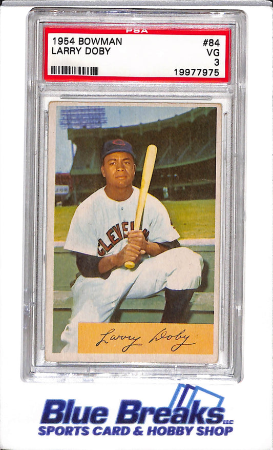 1954 Topps - Larry Doby - PSA3 - #84 - Baseball - Indians - Guardians