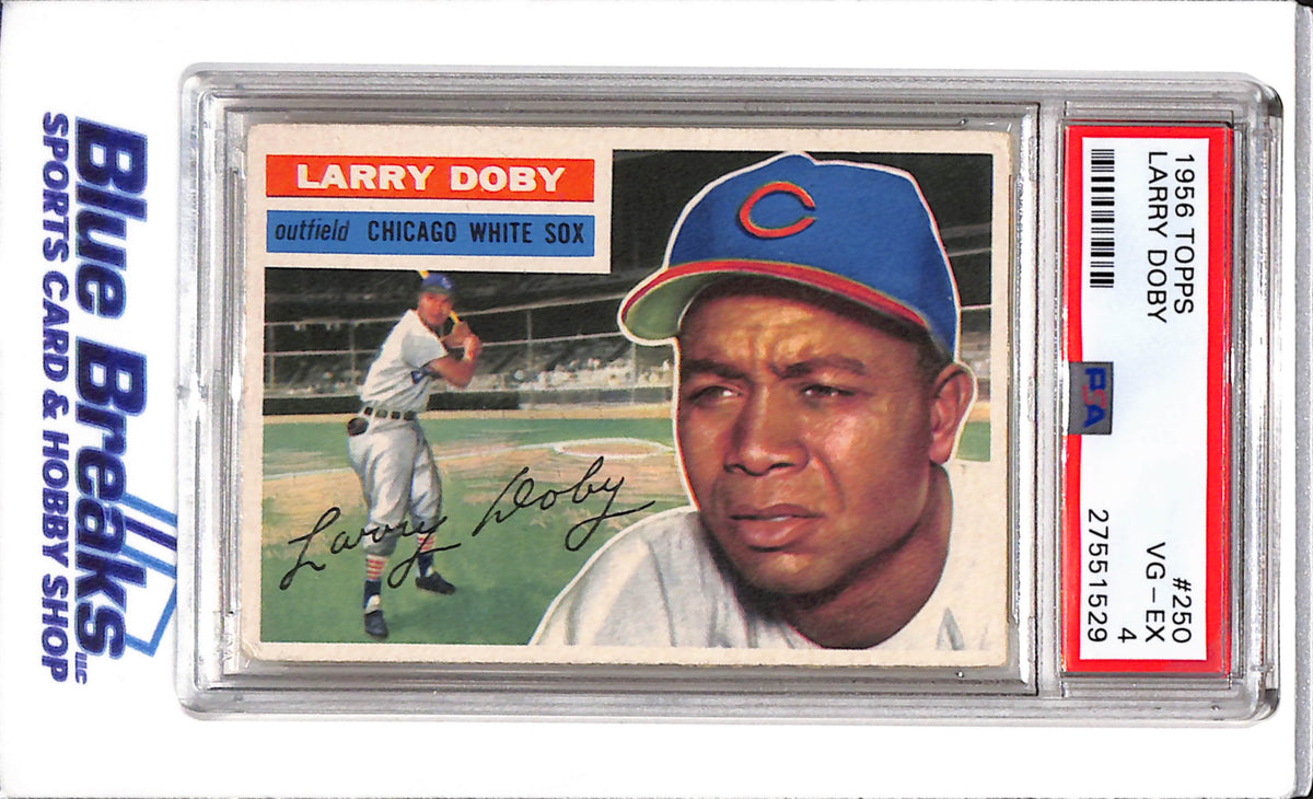 1956 Topps - Larry Doby - #250 - PSA 4  - baseball - White Sox