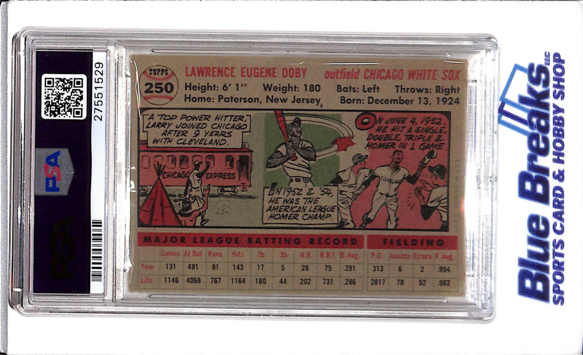 1956 Topps - Larry Doby - #250 - PSA 4  - baseball - White Sox