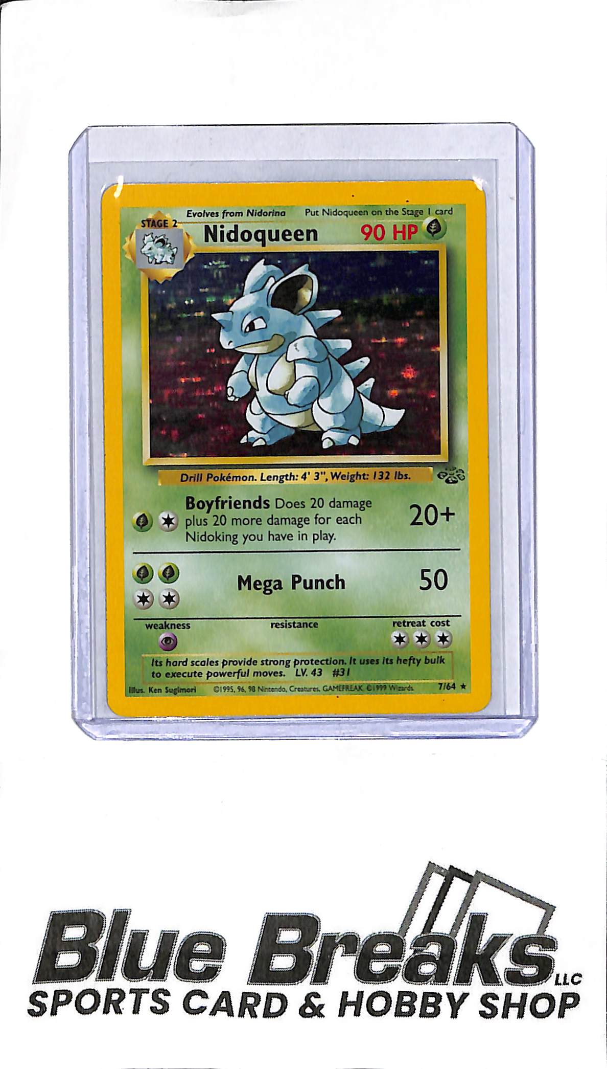 Pokémon - Nidoqueen Holo - 7/64