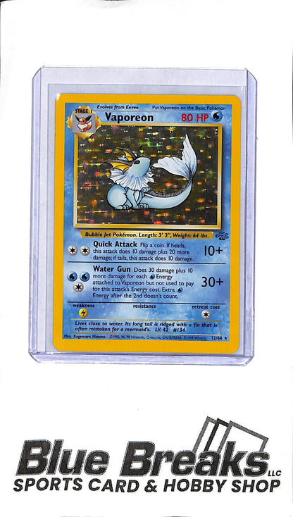 Pokémon - Vaporeon Holo - 12/64