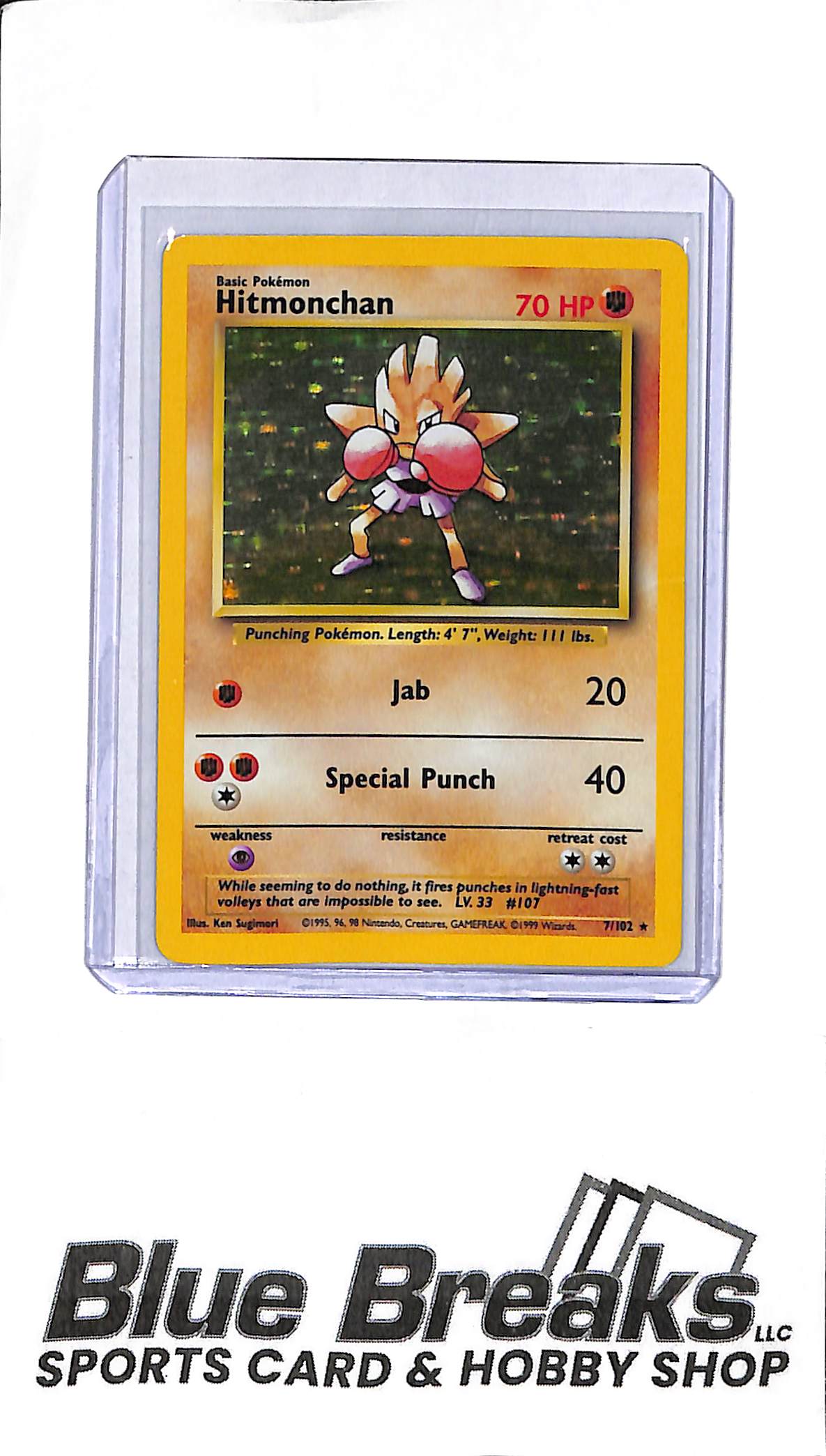 Pokémon - Hitmonchan Holo - 7/102
