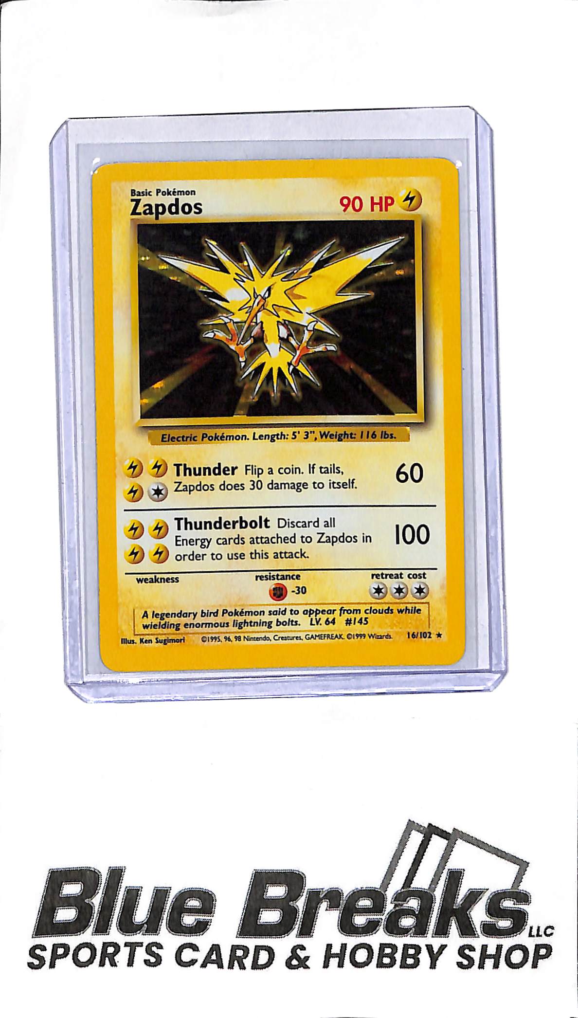 Pokémon - Zapdos Holo - 16/102