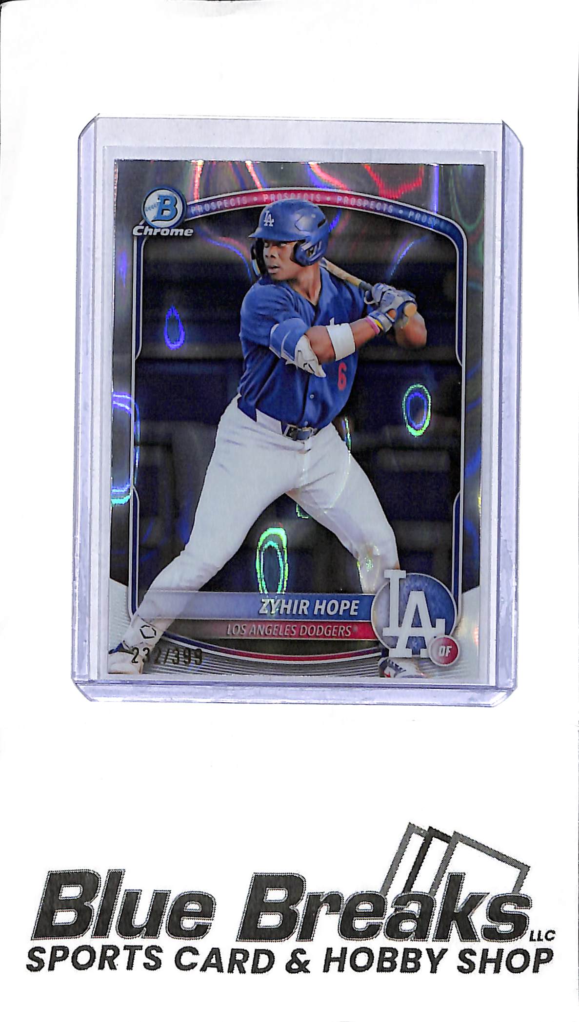 2025 Bowman - Zyhir Hope - BCP-2 - 232/399 - Baseball - Dodgers