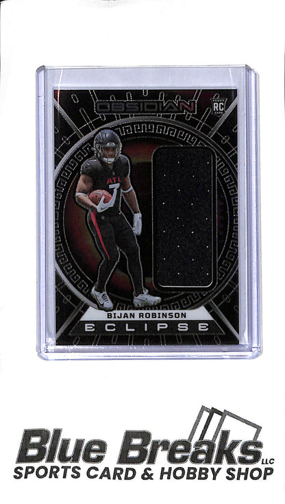 2023 Obsidian - Bijan Robinson - Rookie Patch - ECL-BRO - 028/199 - Football - Falcons