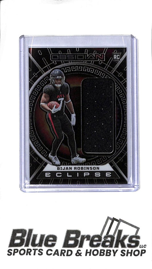 2023 Obsidian - Bijan Robinson - Rookie Patch - ECL-BRO - 028/199 - Football - Falcons