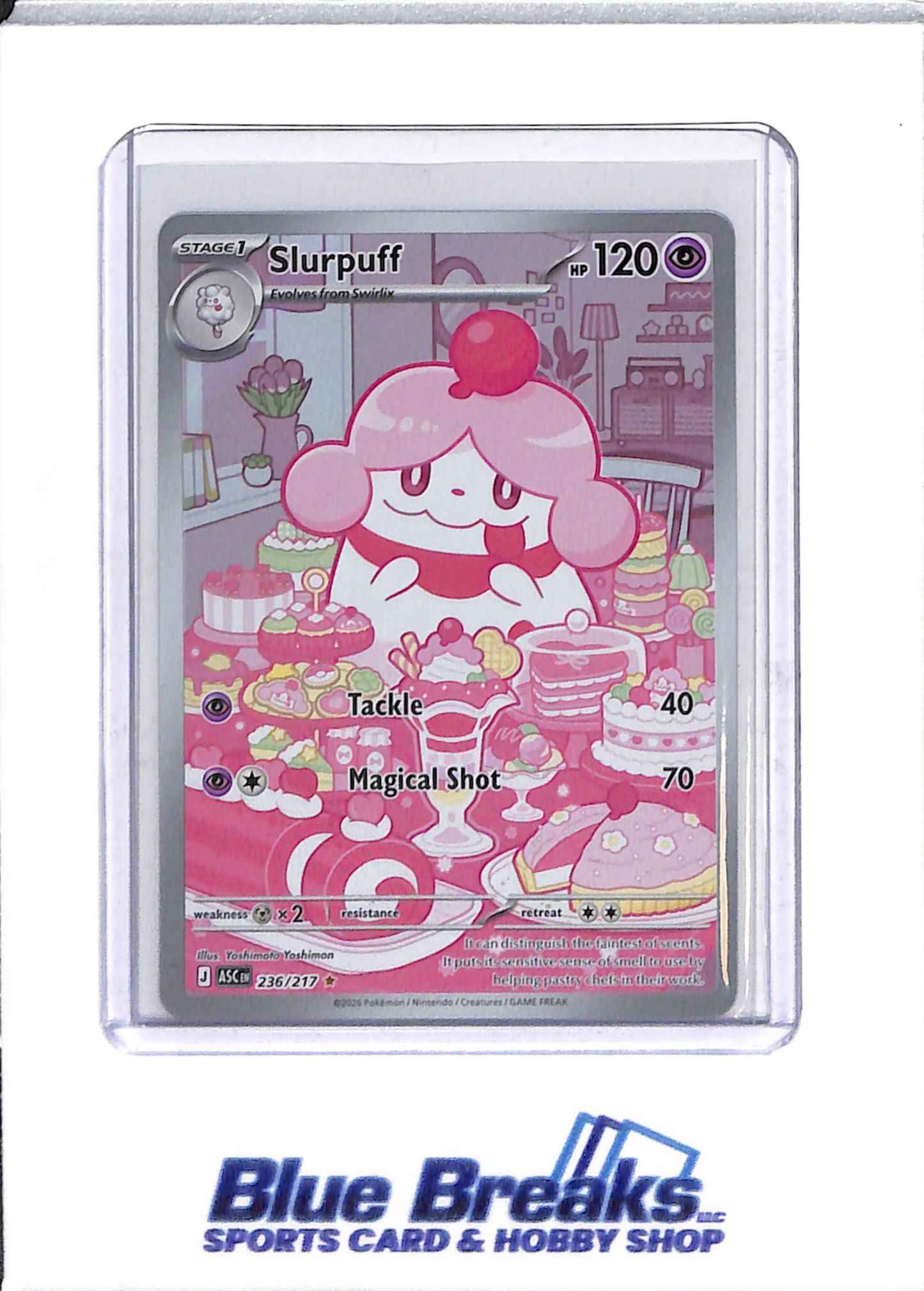 2026 Pokémon - Ascended Heroes - Illustration Holo - Slurpuff - #236/217 - drop