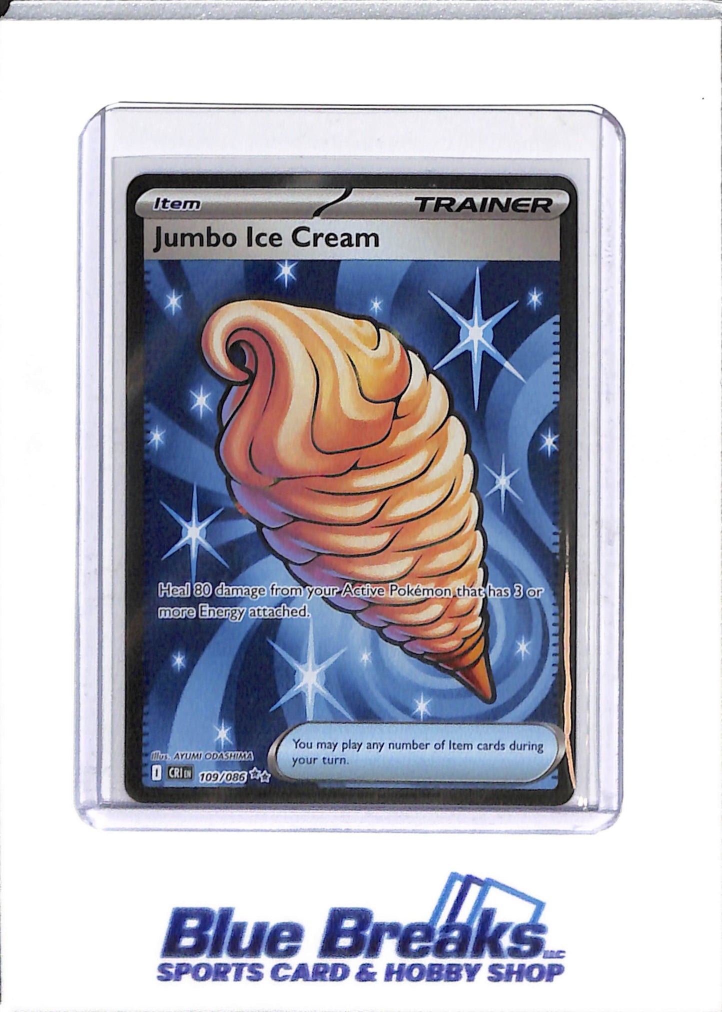2026 Pokémon - Chaos Rising - Illustration Foil - Jumbo Ice Cream - #109/086 - drop