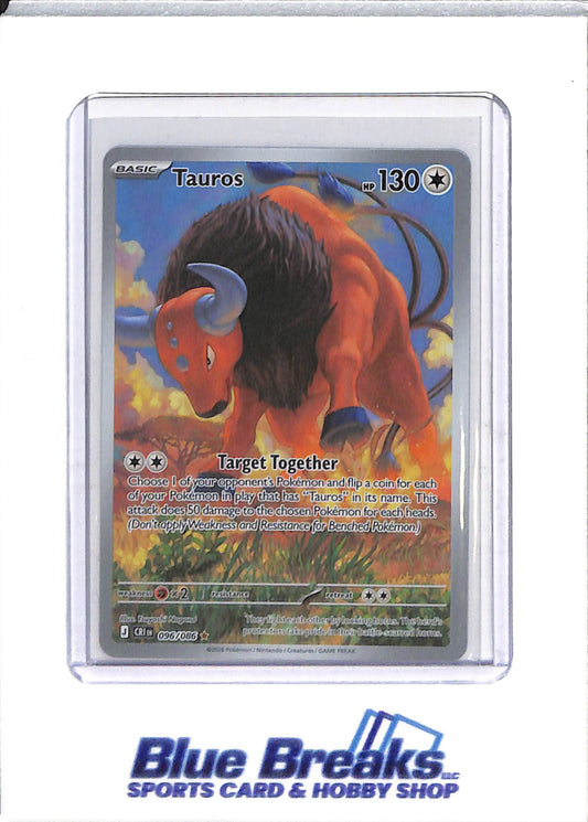 2026 Pokémon - Chaos Rising - Special Illustration Holo - Tauros - #096/086