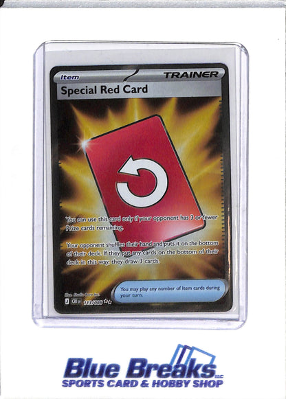 2026 Pokémon - Chaos Rising - Illustration Foil - Special Red Card - #113/086 - drop