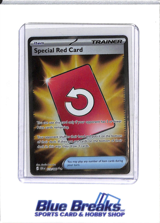 2026 Pokémon - Chaos Rising - Illustration Foil - Special Red Card - #113/086