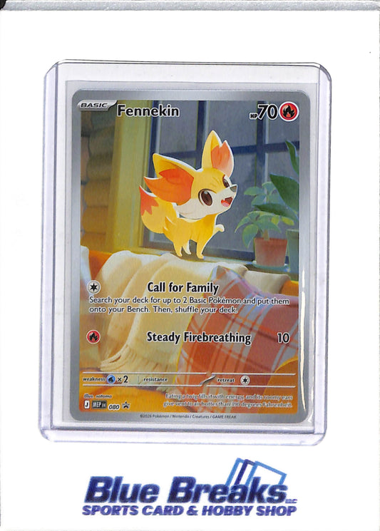 2026 Pokémon - Mega Evolution - Black Star Promo - Special Illustration Holo - Fennekin - #080