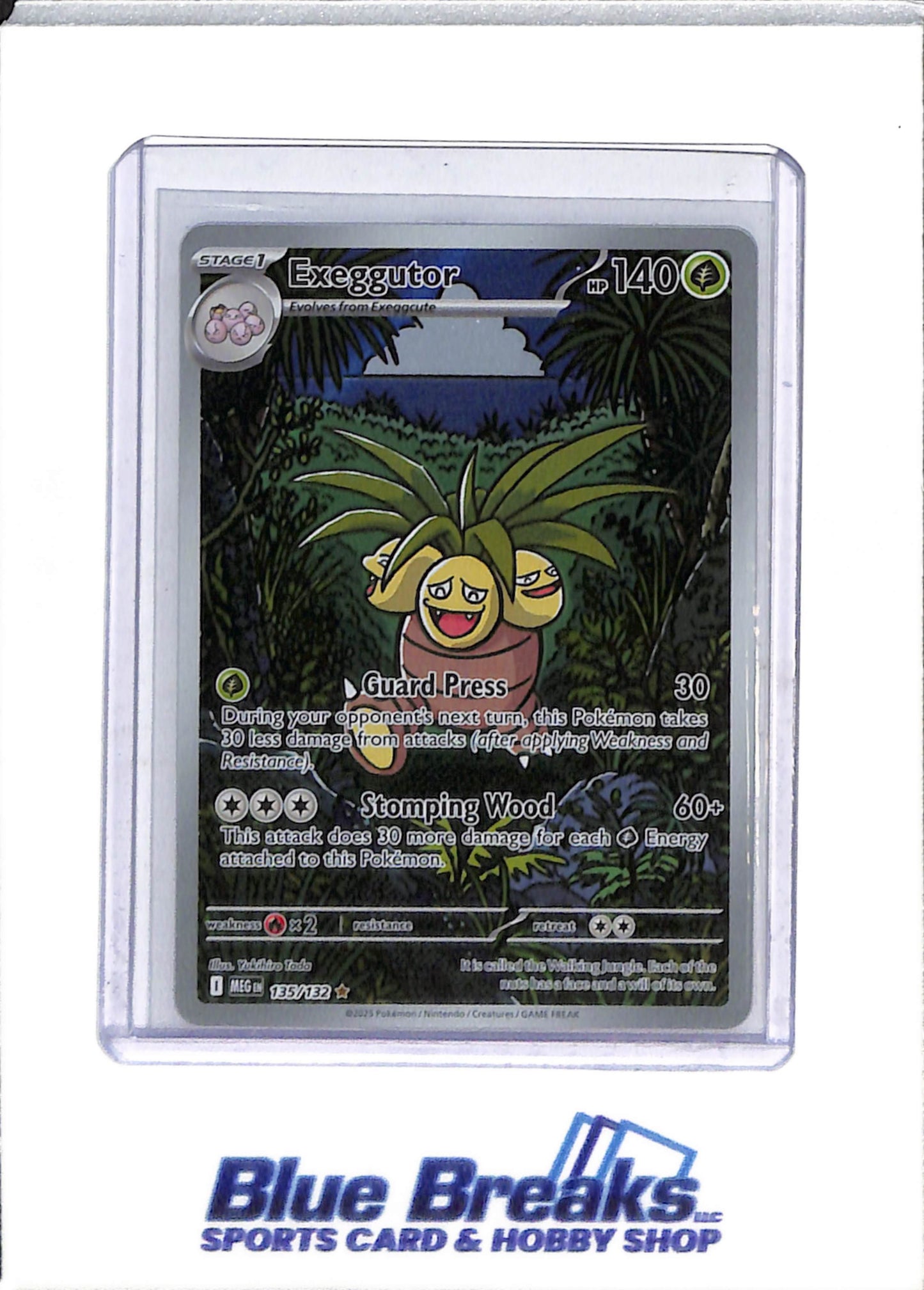 2025 Pokémon - Mega Evolution - Special Illustration Holo - Exeggutor - #135/132 - drop