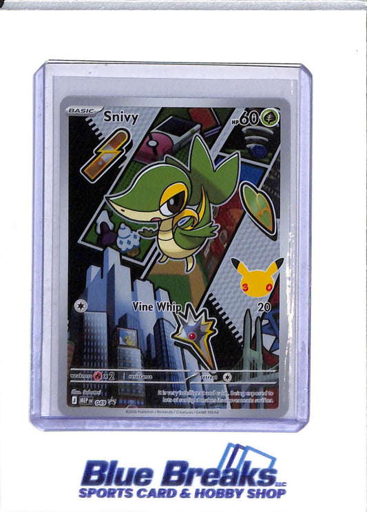 2026 Pokémon - Mega Evolution - Black Star Promo - Special Illustration Holo - Snivy - #049
