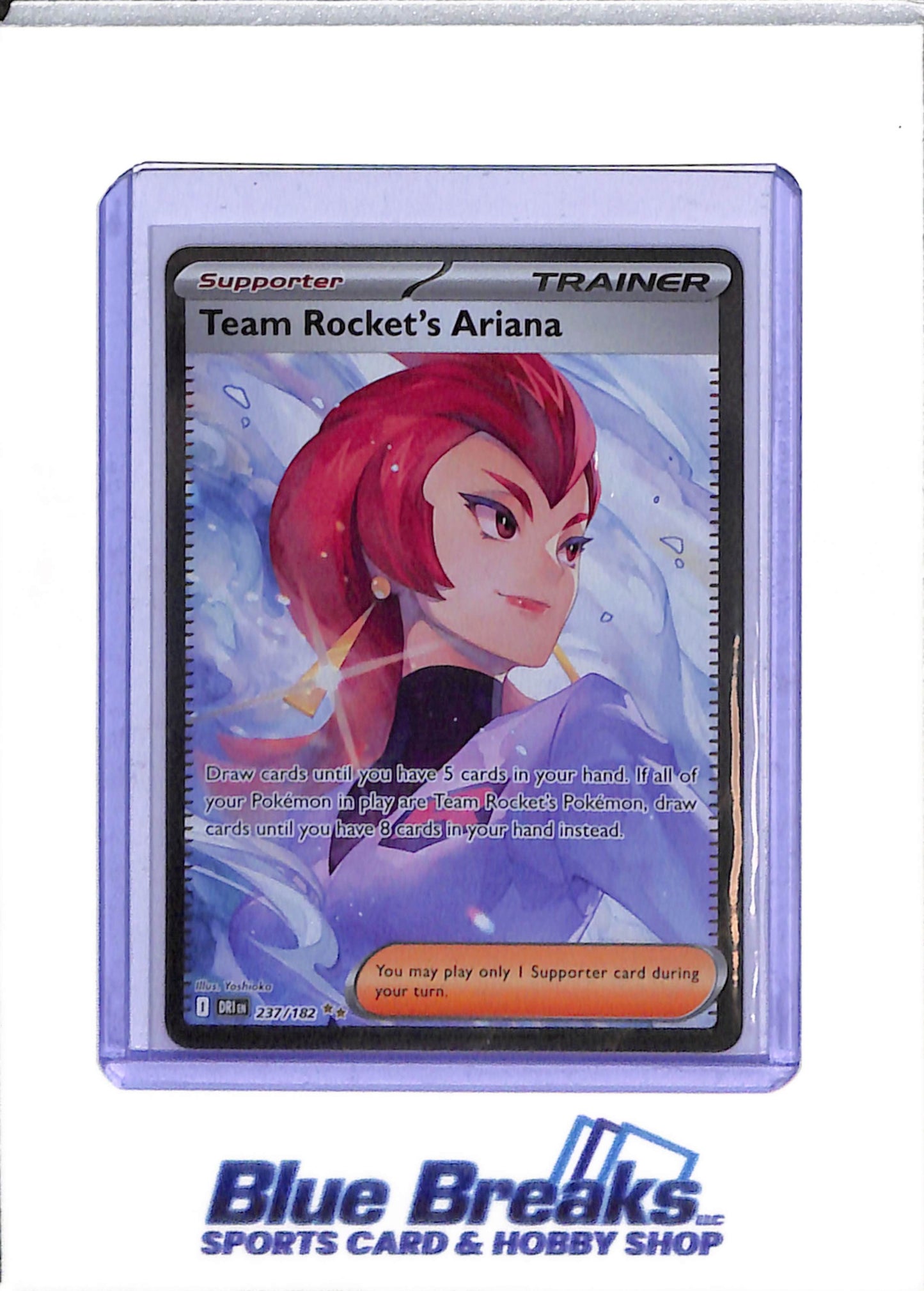 2025 Pokémon - Destined Rivals - Special Illustration Foil - Team Rocket's Ariana - #237/182 - drop