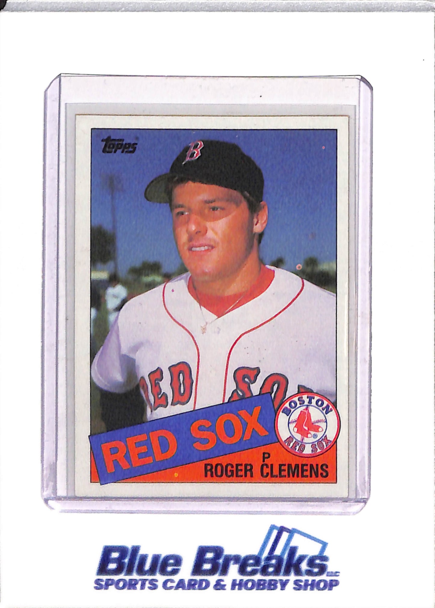 1985 Topps - Roger Clemens - #181 - Baseball - Red Sox - drop