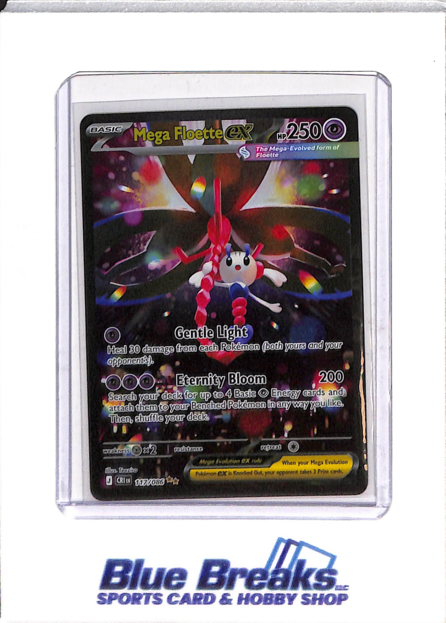 2026 Pokémon - Chaos Rising - Illustration Foil - Mega Floette ex - #117/086 - drop