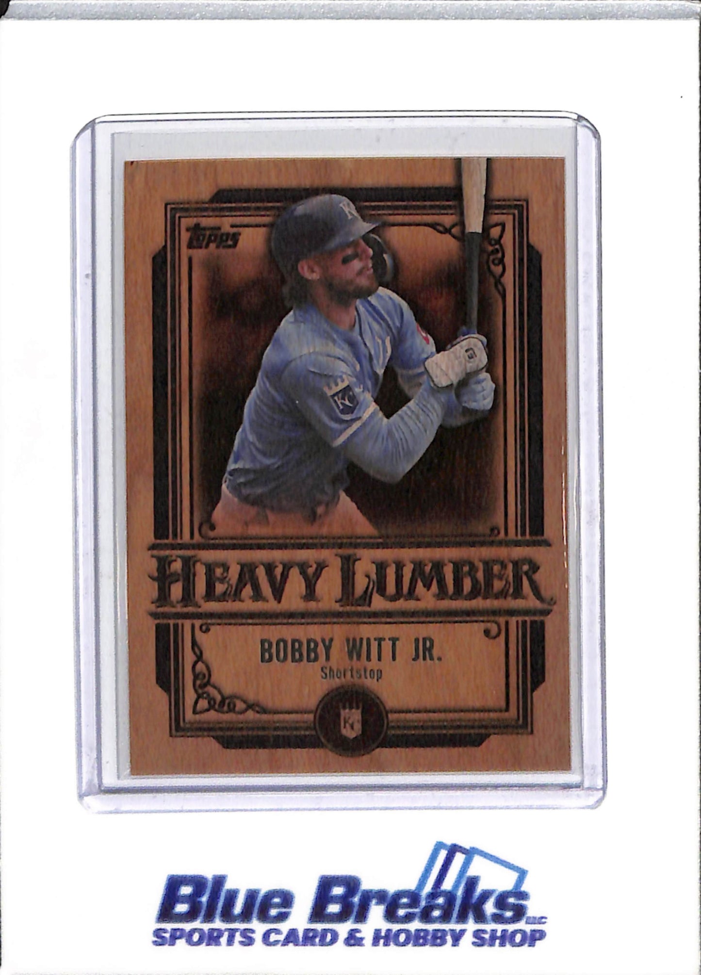 2025 Topps - Heavy Lumber - Bobby Witt Jr. - #HL-9 - Baseball - Royals - drop