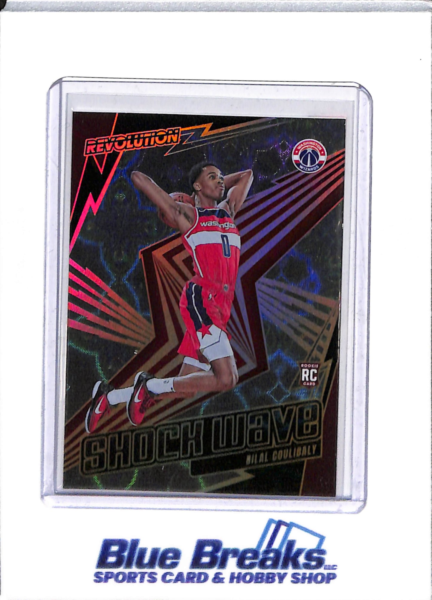 2023-24 Panini - Revolution - Shockwave - Rookie Card - Bilal Coulibaly - #24 - Basketball - Wizards - drop