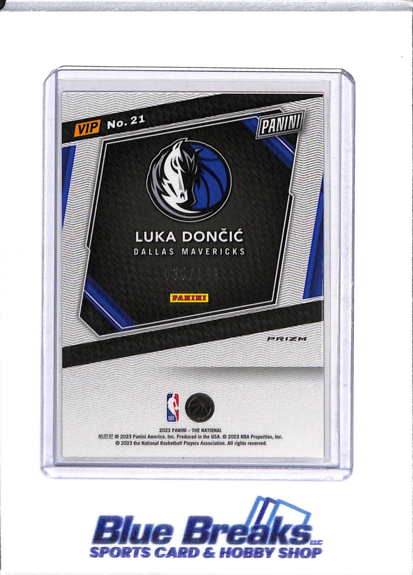 2023 Panini - The National - Red Cracked Ice - Luka Doncic - 030/199 - #21 - Basketball - Mavericks - drop