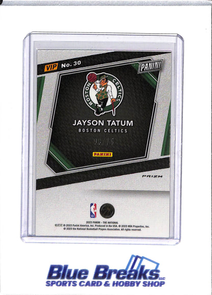 2023 Panini - The National - Pink Cracked Ice - Jayson Tatum - 08/75 - #30 - Basketball - Celtics - drop