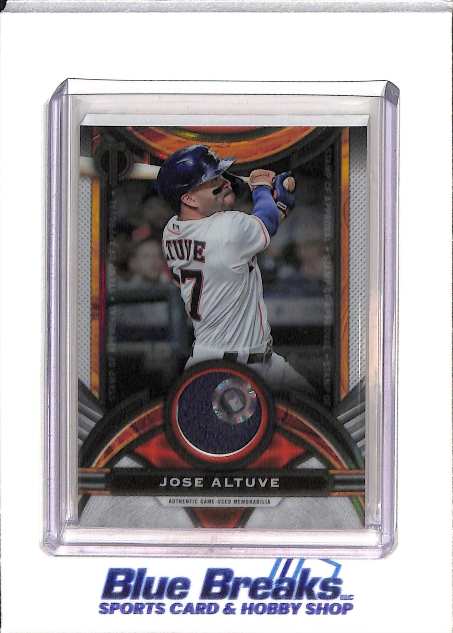 2023 Topps - Came Used Relic - Tribute - Jose Altuve - 017/199 - #SOA-JA - Baseball - Astros - drop