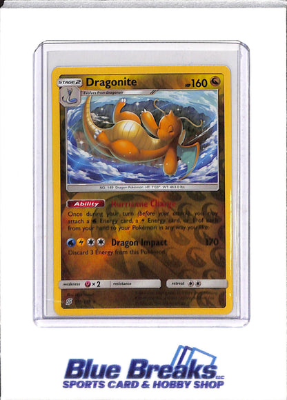 2019 Pokemon - Unified Minds - Illustration Holo - Dragonite - #151/236 - drop