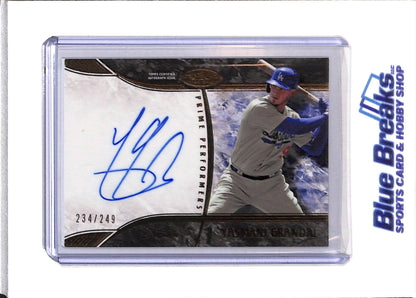 2016 Topps - Tier One - Prime Performers - Auto - Yasmani Grandal - 234/249 - #PP-YGR - Baseball - Dodgers - drop