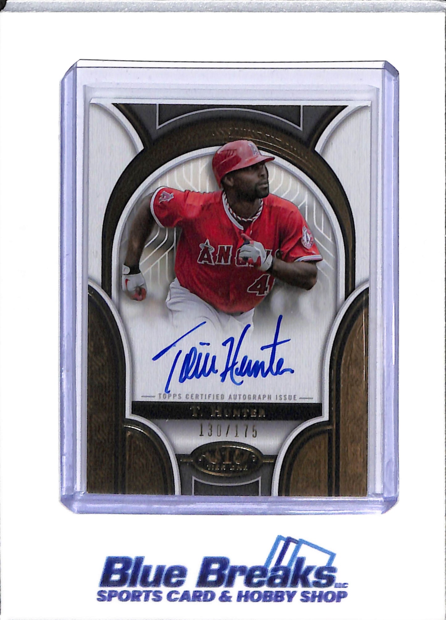 2023 Topps - Tier One - Auto - Torii Hunter - #130/175 - #PPA-TH1 - Baseball - Angels - drop