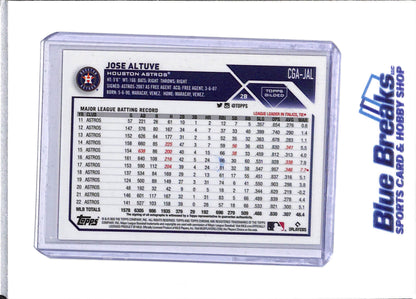 2023 Topps - Chrome - Auto - Gold Foil - Jose Altuve - 09/99 - #CGA-JAL - Baseball - Astros - drop