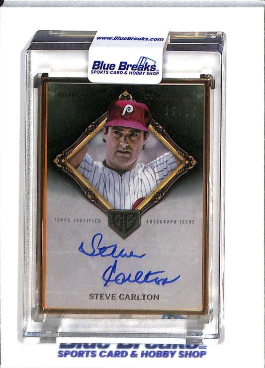 2023 Topps - Gilded Collection - Gold Frame Auto - Steve Carlton - 05/25 - #HAFA-SC - Baseball - Phillies - drop
