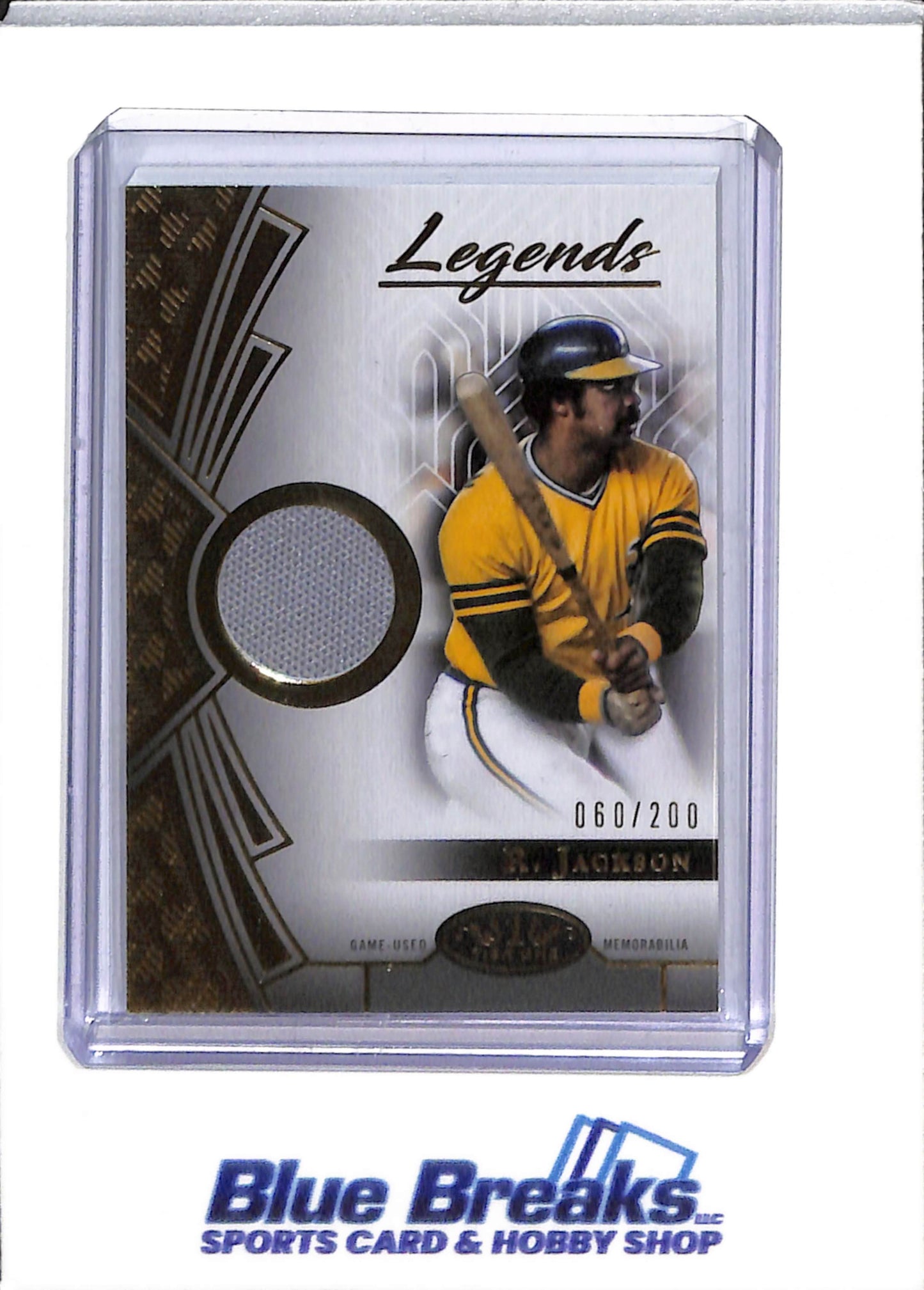 2023 Topps - Tier 1 - Legends - Relic - Reggie Jackson - 060/200 - #T1LR-RJ - Baseball - Athletics - drop