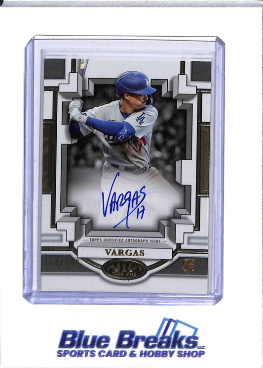 2023 Topps - Tier One - Break Out- Auto - Rookie Card - Miguel Vargas - 164/299 - #BOA-MV1 - Baseball - Dodgers - drop