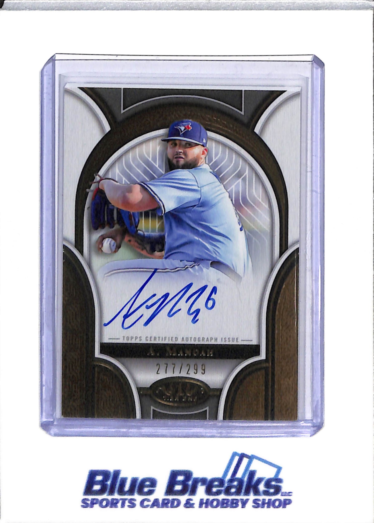 2023 Topps - Tier One - Prime Performers - Auto - Alek Manoah - 277/299 - #PPA-AM - Baseball - Blue Jays - drop