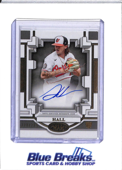 2023 Topps - Tier One - Break Out - Rookie Card Auto - DL Hall - 228/299 - #BOA-DH1 - Baseball - Orioles - drop