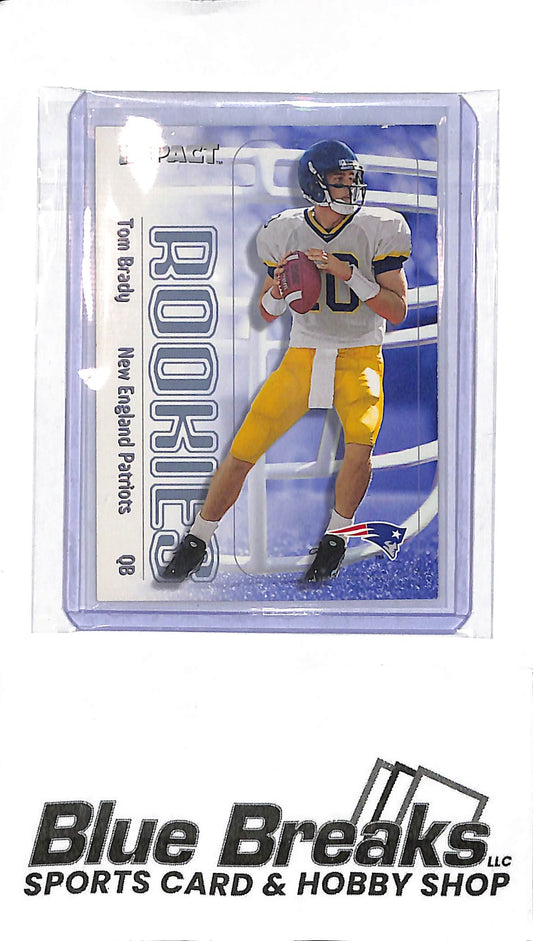 2000 Fleer Impact Rookies Tom Brady #27 Patriots - Football