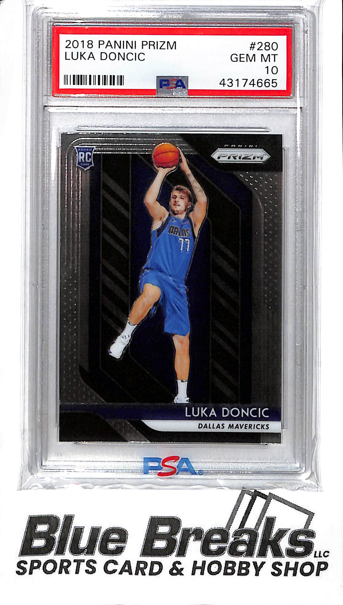 2018 Panini Prizm - Luka Doncic - #280 - basketball - PSA 10 - Mavericks