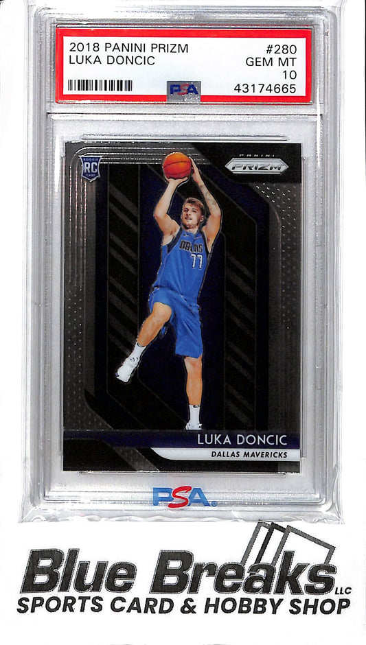 2018 Panini Prizm - Luka Doncic - #280 - basketball - PSA 10 - Mavericks